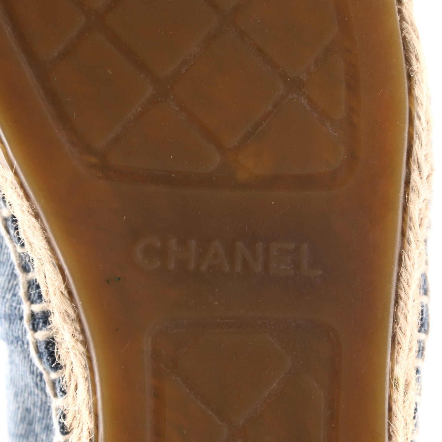 Chanel Denim CC Espadrilles 41 Blue Black 6 of 13