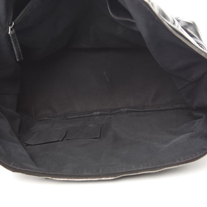 Saint Laurent Calfskin Sac Hamptons Weekender Bag Black 5 of 24