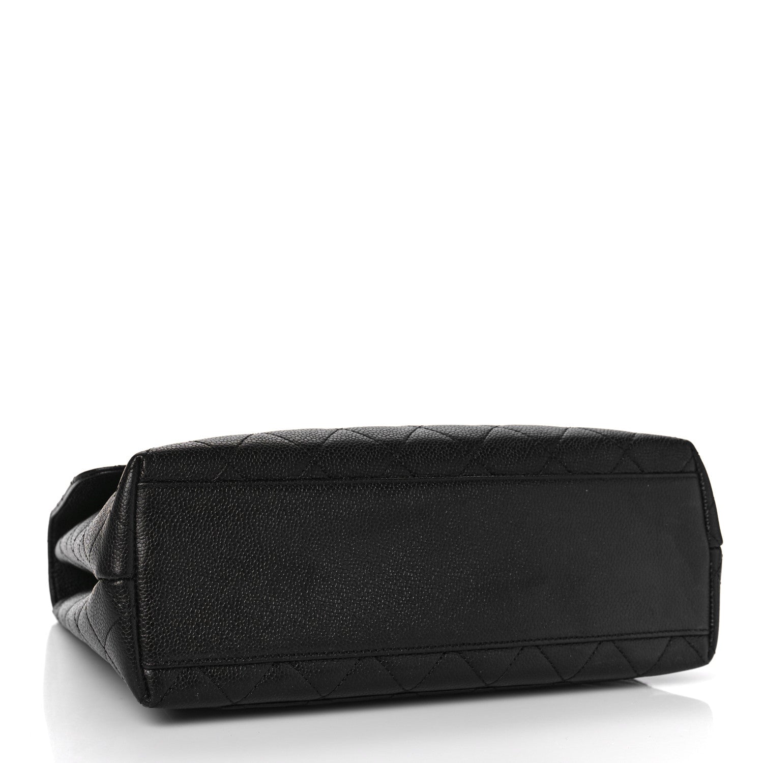 Chanel Caviar Quilted Jumbo Kelly Flap Black 5 of 9
