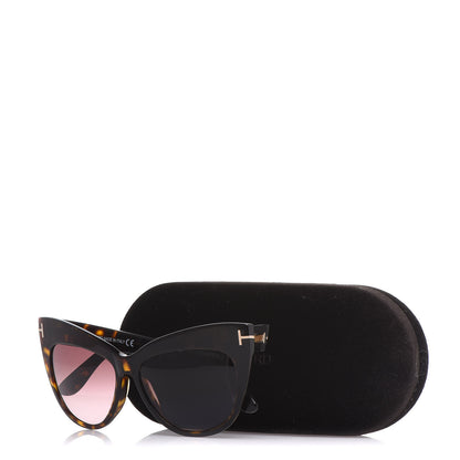Tom Ford Nika Cat Eye Sunglasses TF523 Havana 7 of 7