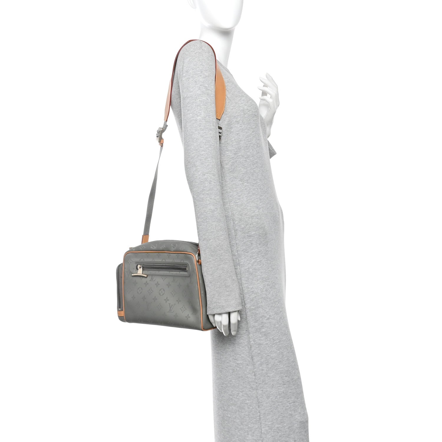 Louis Vuitton Monogram Titanium Camera Bag 2 of 10