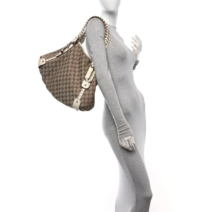 Gucci Monogram Medium Pelham Shoulder Bag Off White 2 of 12