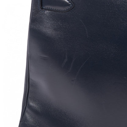 Hermes Box Kelly Retourne 32 Indigo 37 of 40