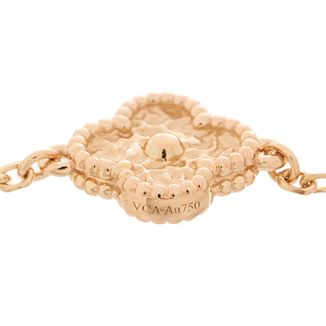 18K Rose Gold 6 Motifs Sweet Alhambra Bracelet