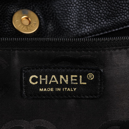Chanel Caviar Medium CC Stitched Tote Black 6 of 7