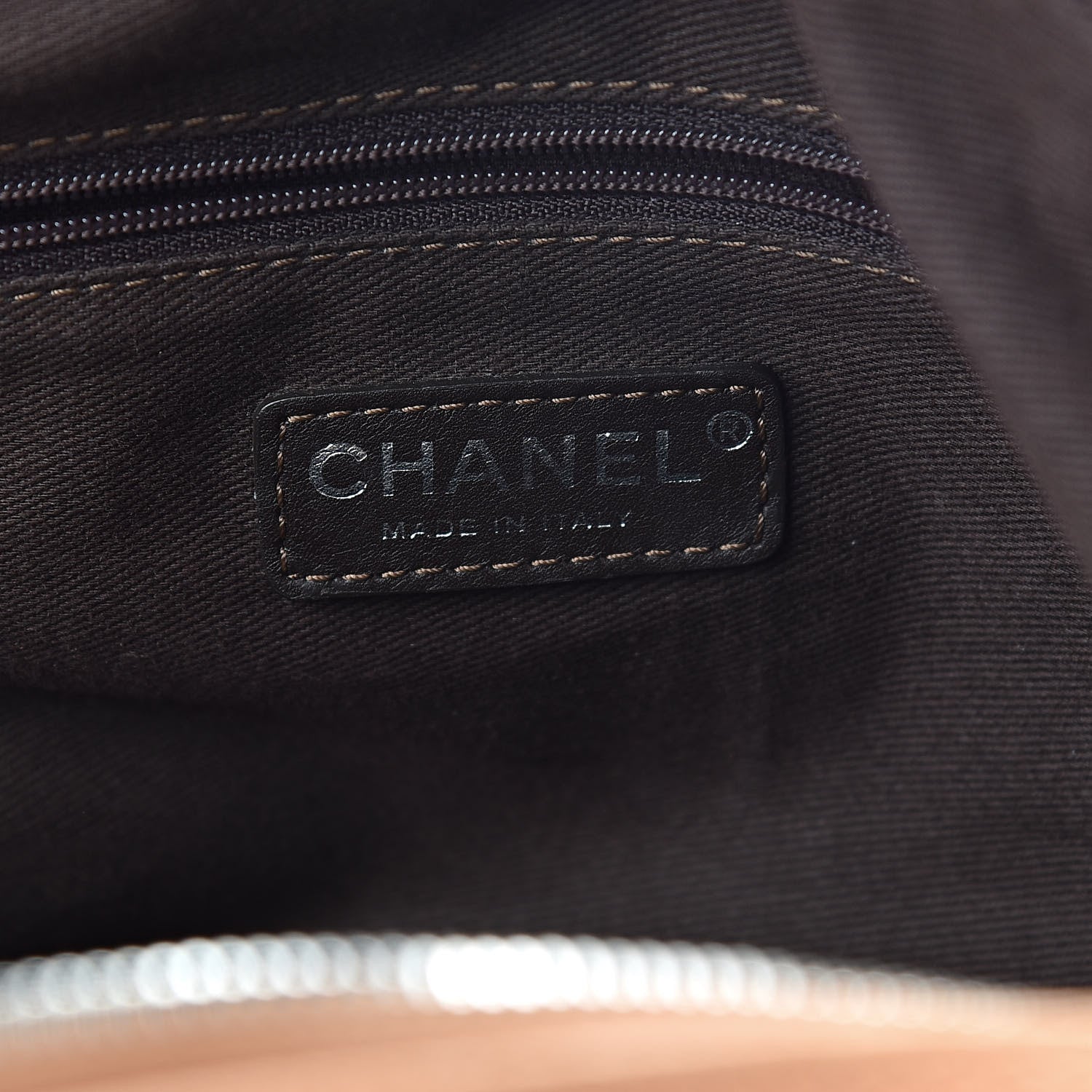 Chanel Calfskin Stitched Bowler Light Brown 6 of 14