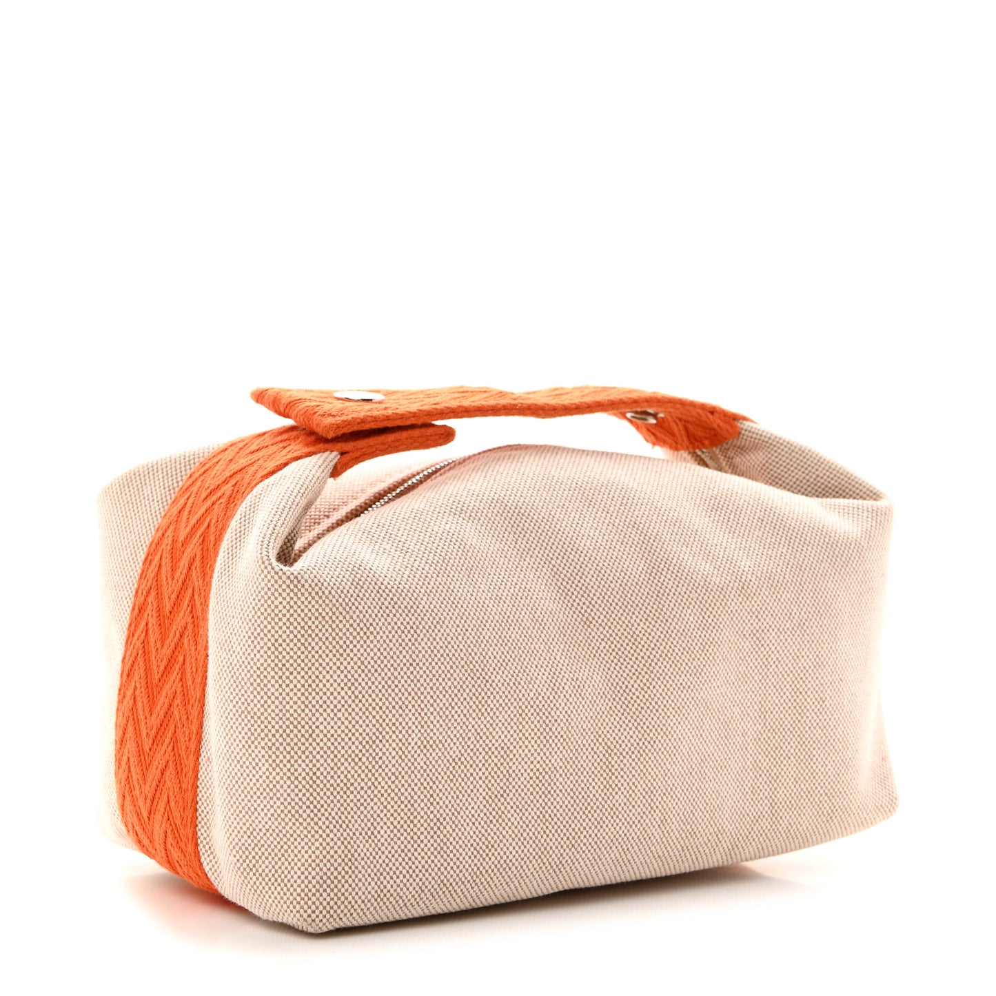 Canvas Small Bride-A-Brac Pouch Natural Orange