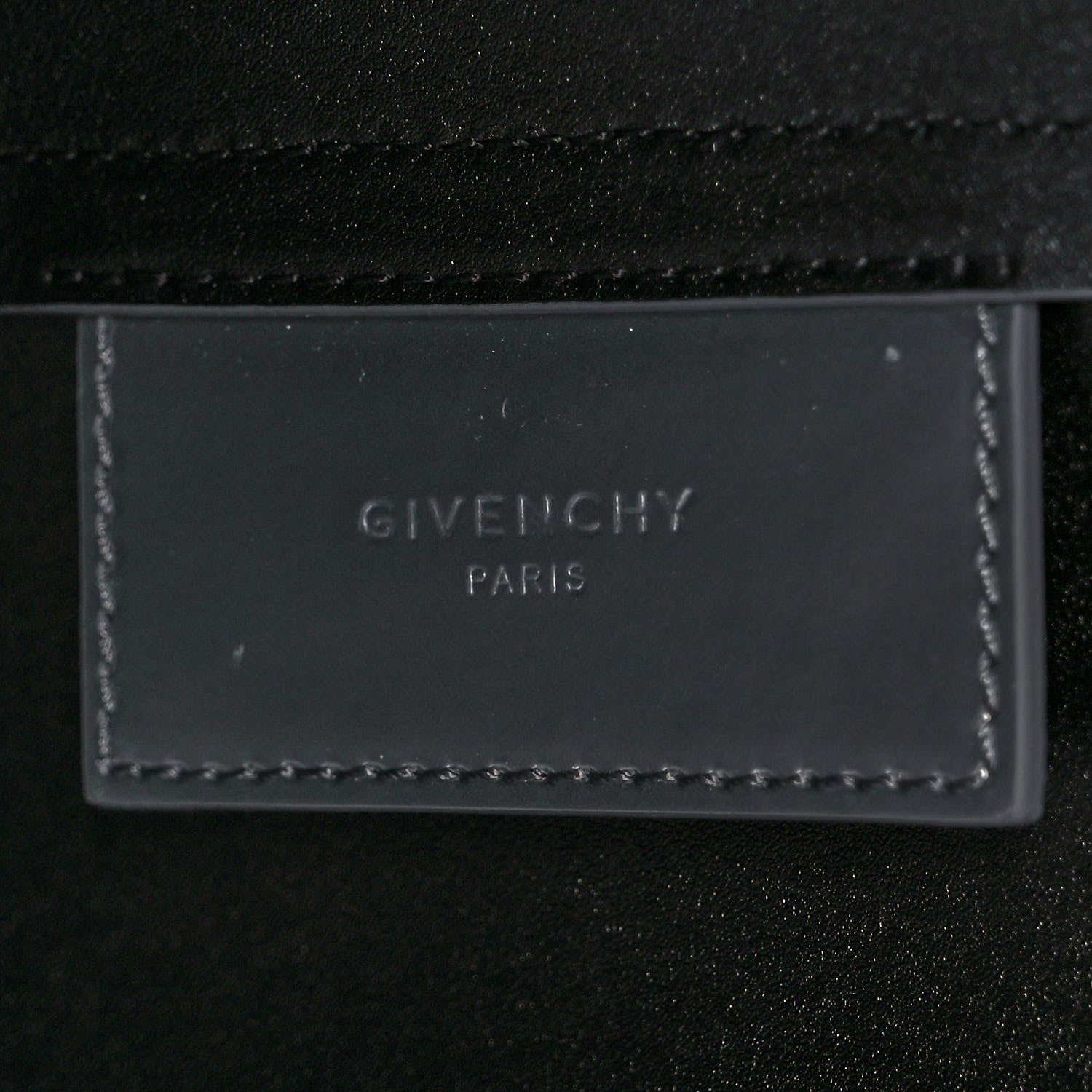 Givenchy Metallic Calfskin Logo Embossed Wing Shopper Tote Silver 7 of 16