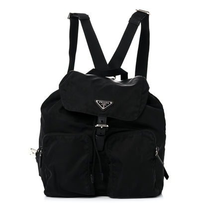 Prada Nylon Vela Medium Backpack Black 1 of 19