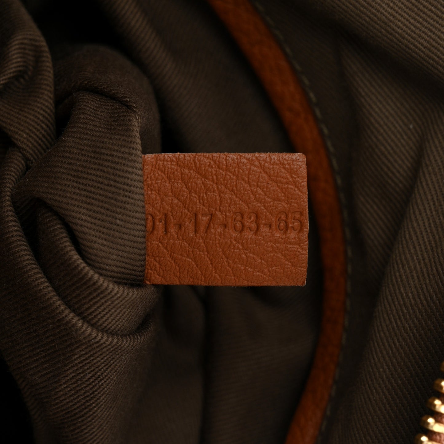 Calfskin Medium Marcie Satchel Tan