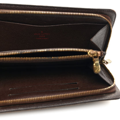 Louis Vuitton Damier Ebene Porte-Monnaie Zippe Zippy Wallet 5 of 7