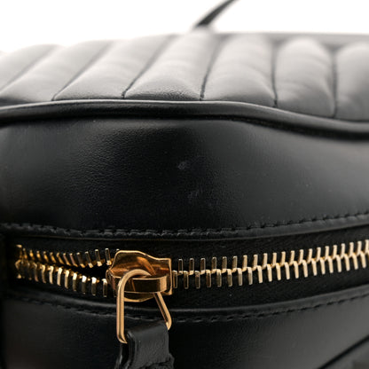 Saint Laurent Calfskin Matelasse Monogram Lou Camera Bag Black 12 of 12