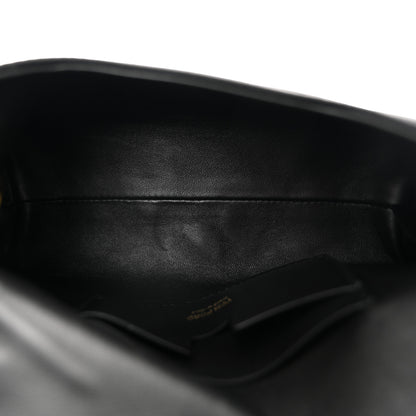 Tom Ford Satin Mini Label Chain Shoulder Bag Black 5 of 9