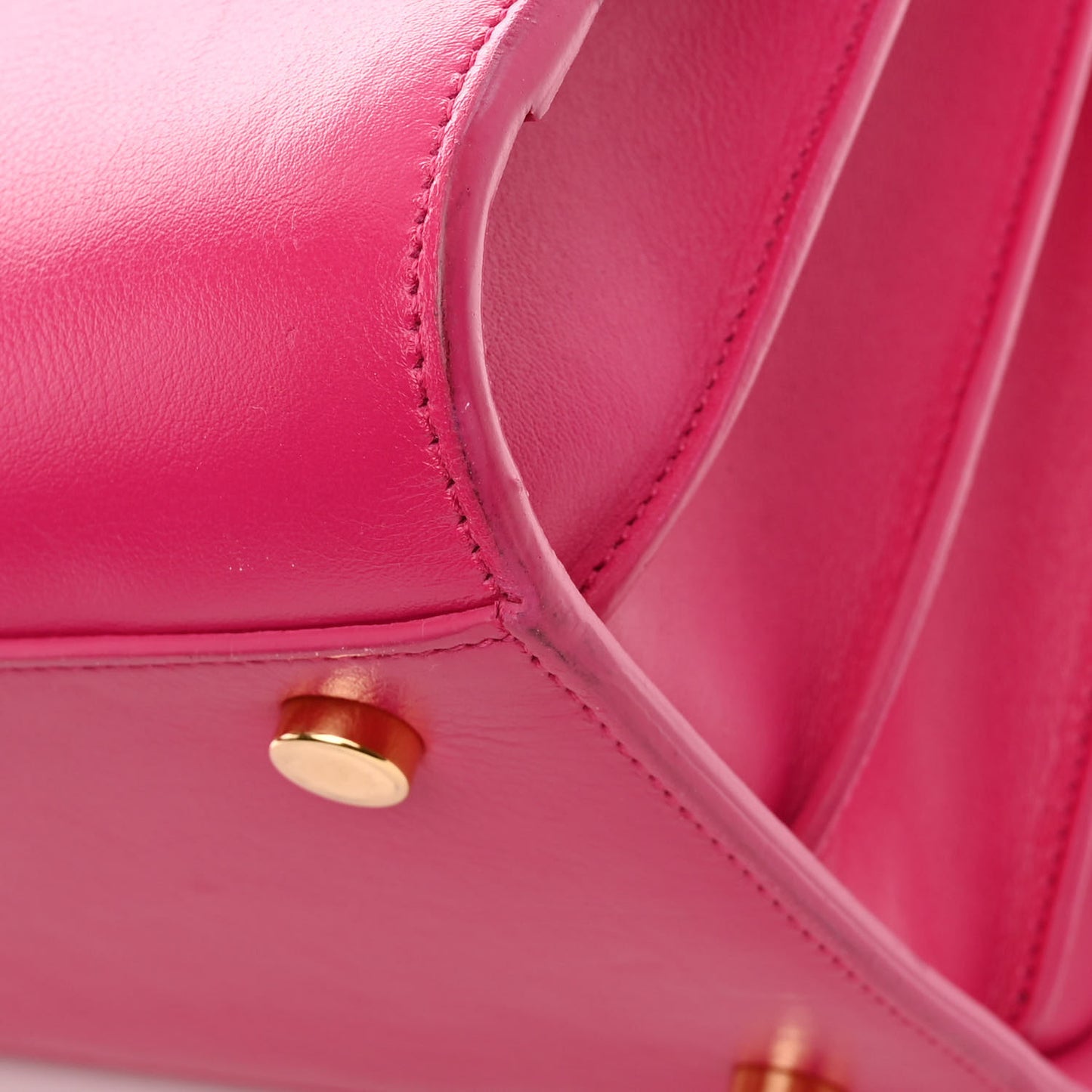 Calfskin Small Sac De Jour Lipstick Fuchsia