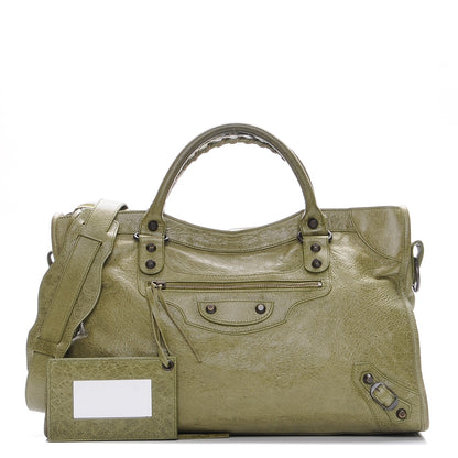 Balenciaga Agneau Classic Hardware City Light Olive 1 of 8