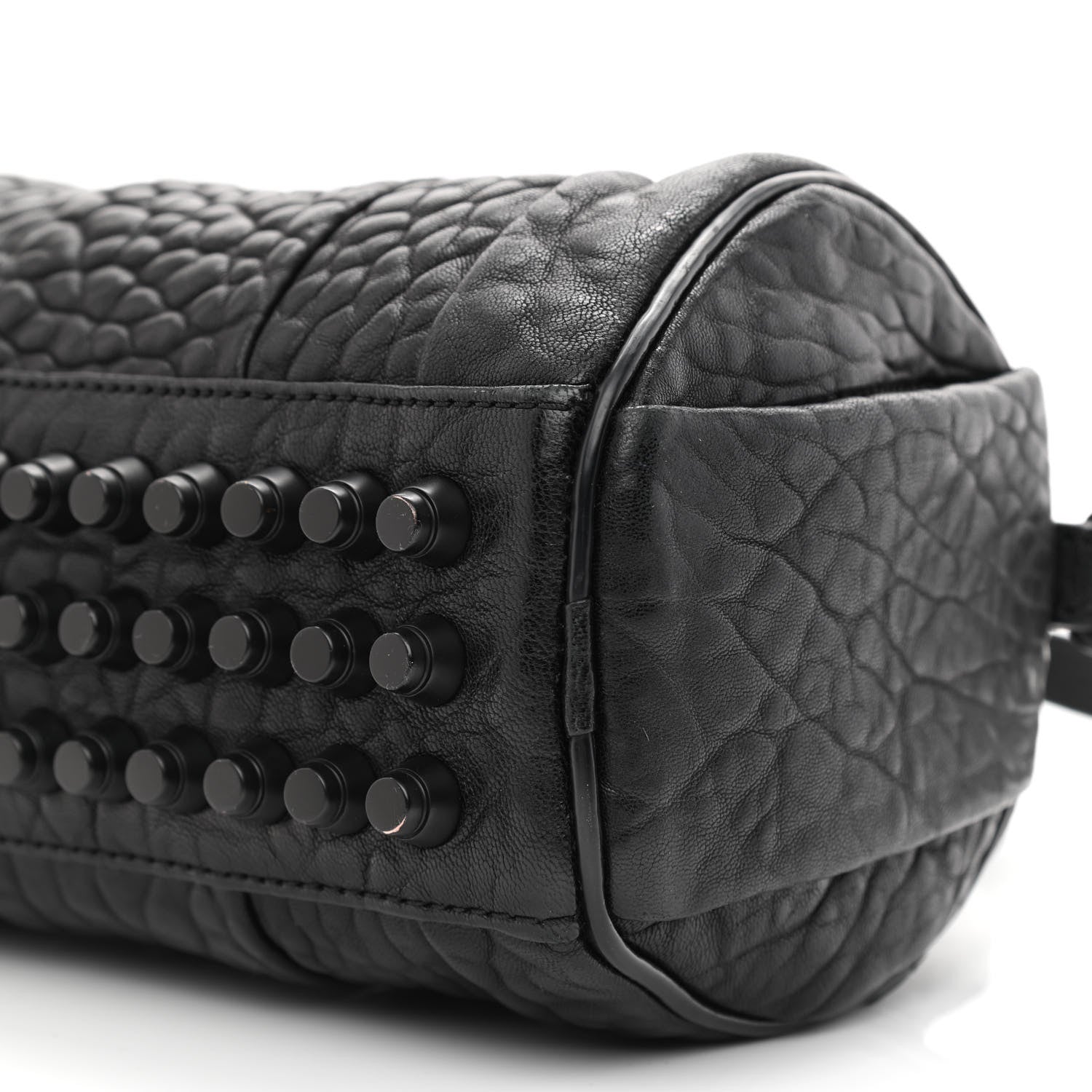 Alexander Wang Pebbled Lambskin Mini Rockie Black Matte Black Hardware 9 of 9