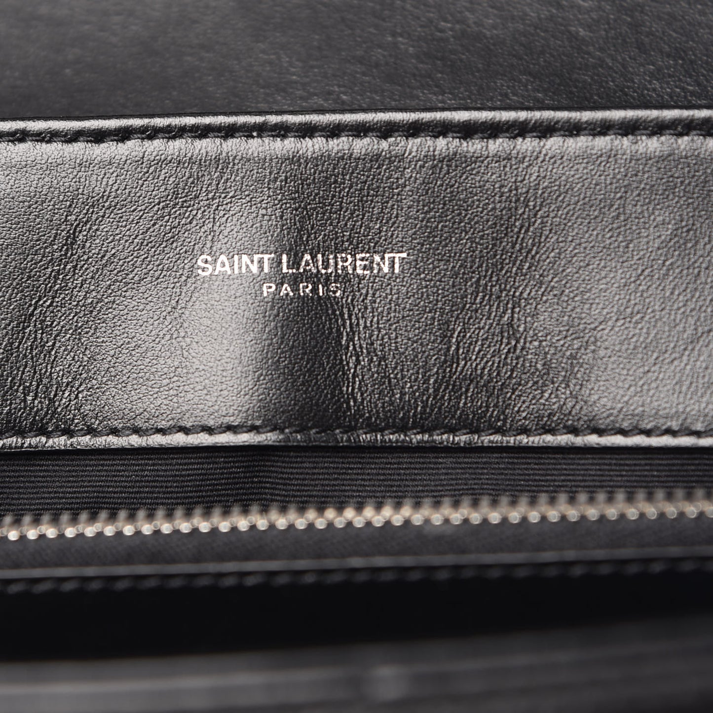 Calfskin Y Quilted Monogram Medium Loulou Chain Satchel Black