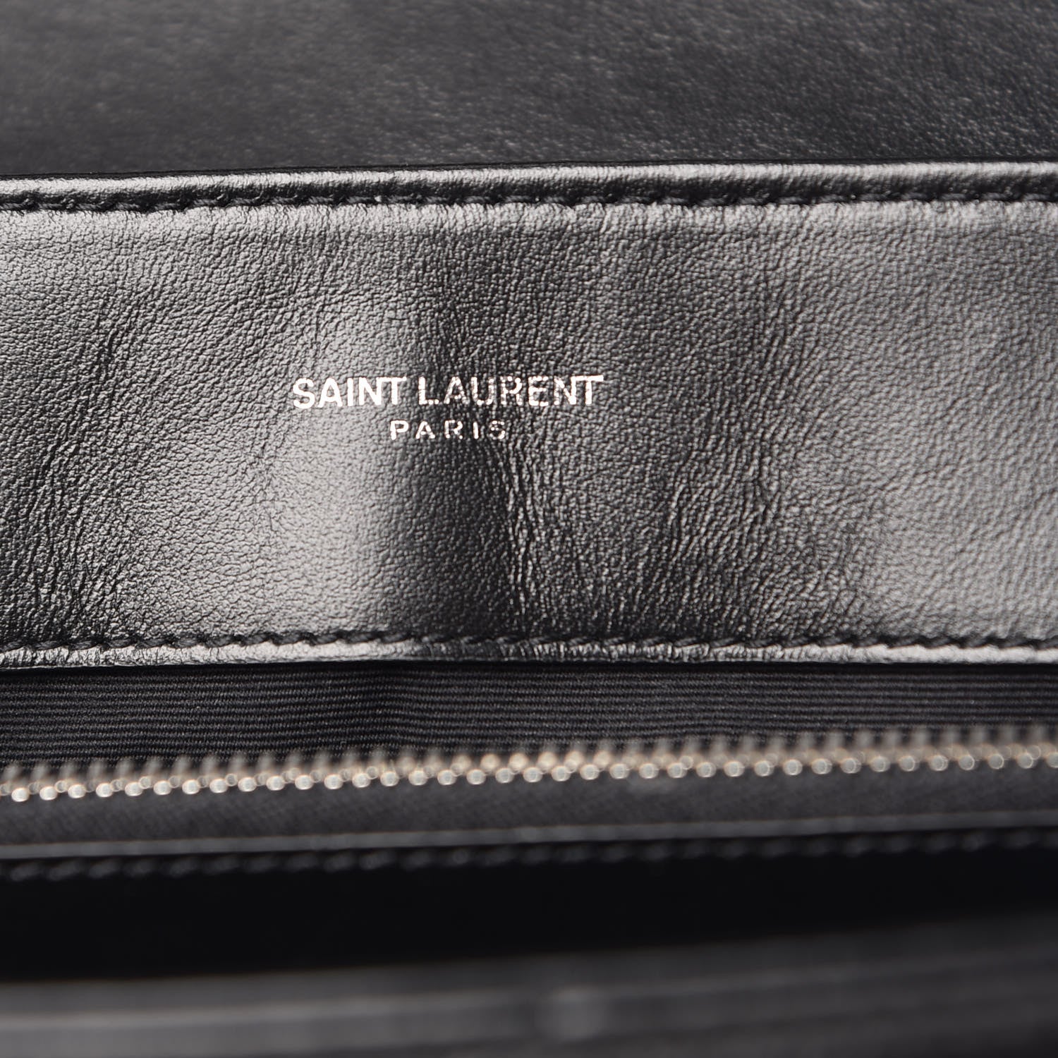 Saint Laurent Calfskin Y Quilted Monogram Medium Loulou Chain Satchel Black 6 of 11