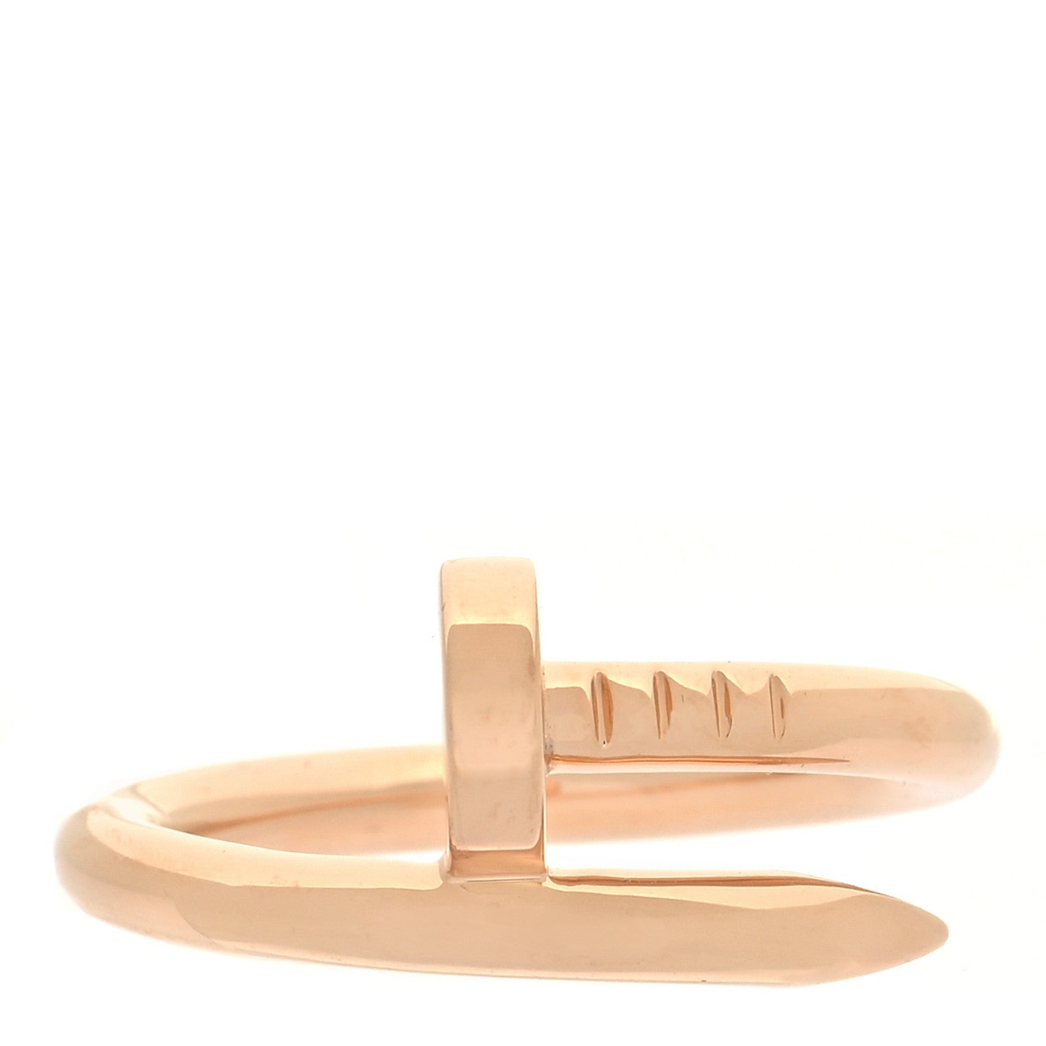 Cartier 18K Pink Gold Juste Un Clou Ring 55 7.25 1 of 5