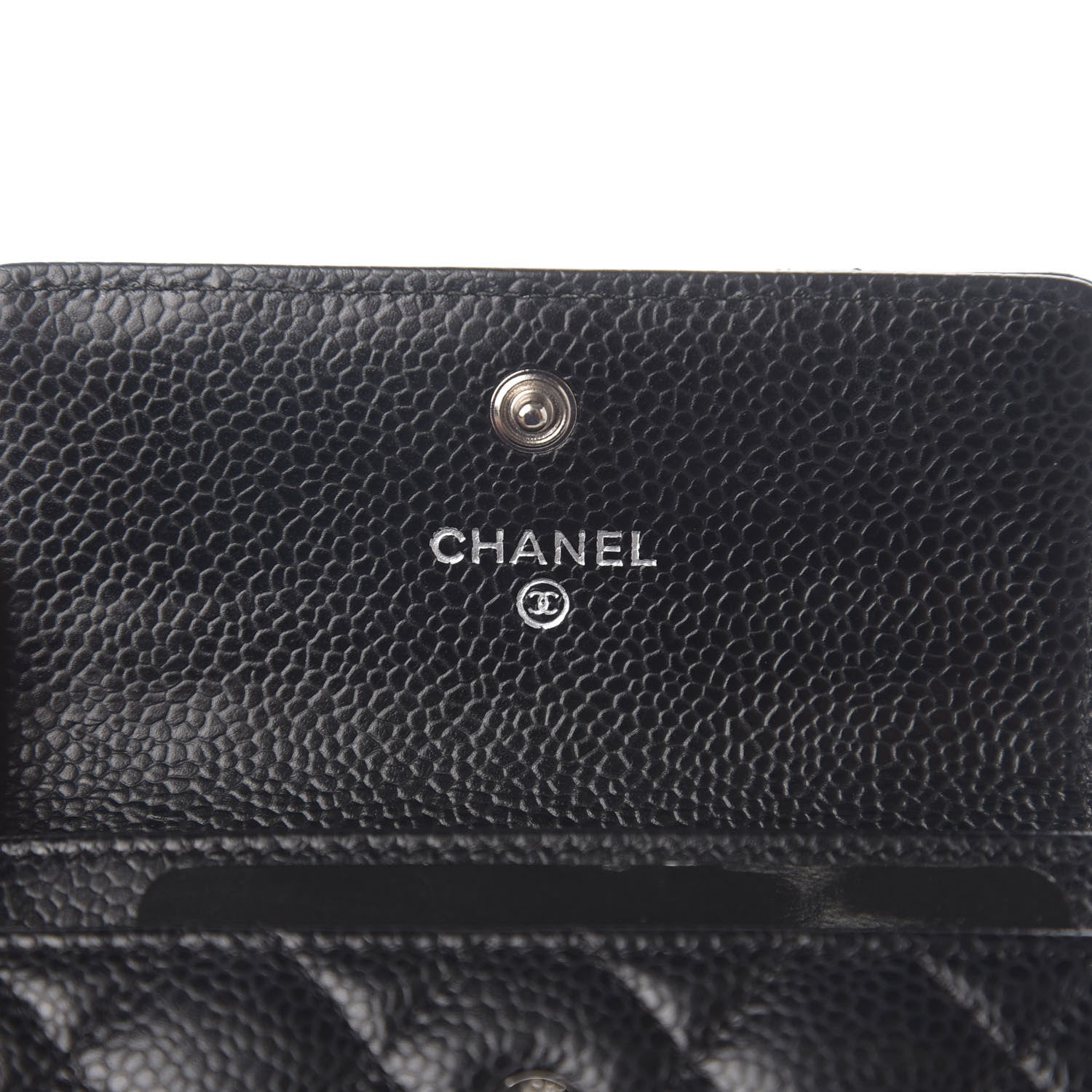 Chanel Caviar Quilted Flap Card Holder Black 5 of 7