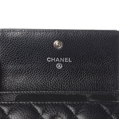 Chanel Caviar Quilted Flap Card Holder Black 5 of 7