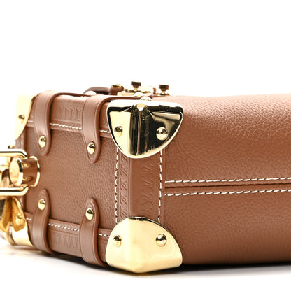 Louis Vuitton Grained Calfskin Side Trunk PM Cognac 8 of 9