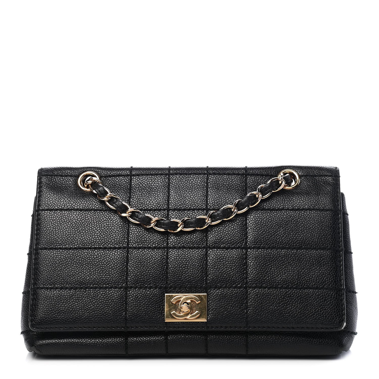 Chanel Caviar Square Stitched Small Flap Black 1 of 7