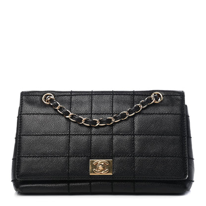 Chanel Caviar Square Stitched Small Flap Black 1 of 7