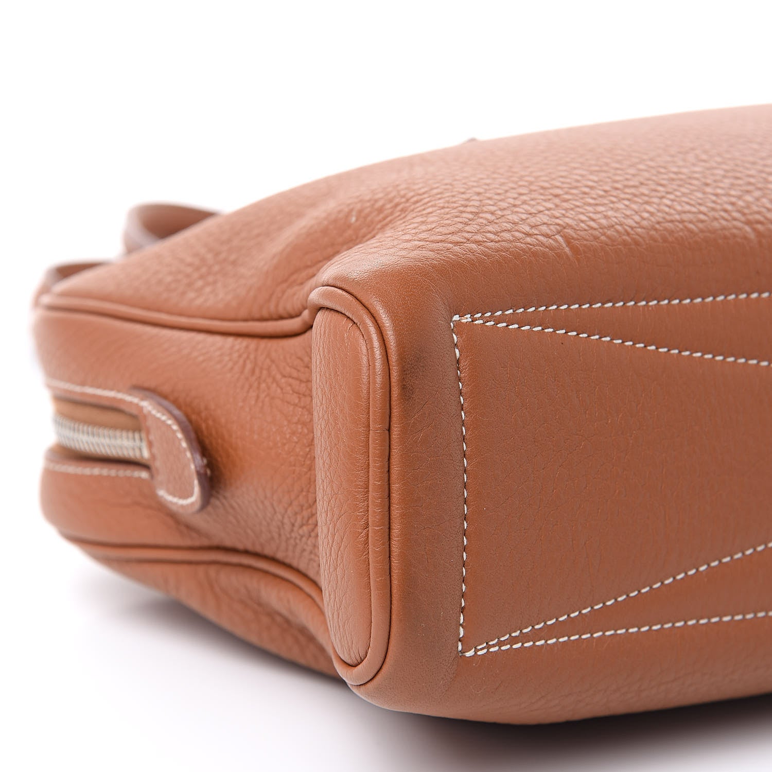 Hermes Taurillon Clemence Victoria Elan 38 Gold 8 of 10