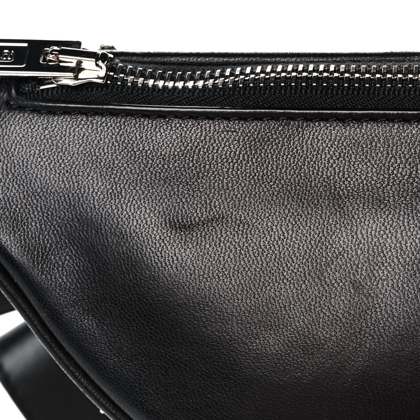 Rhinestone Mesh Mini Attica Belt Bag Black