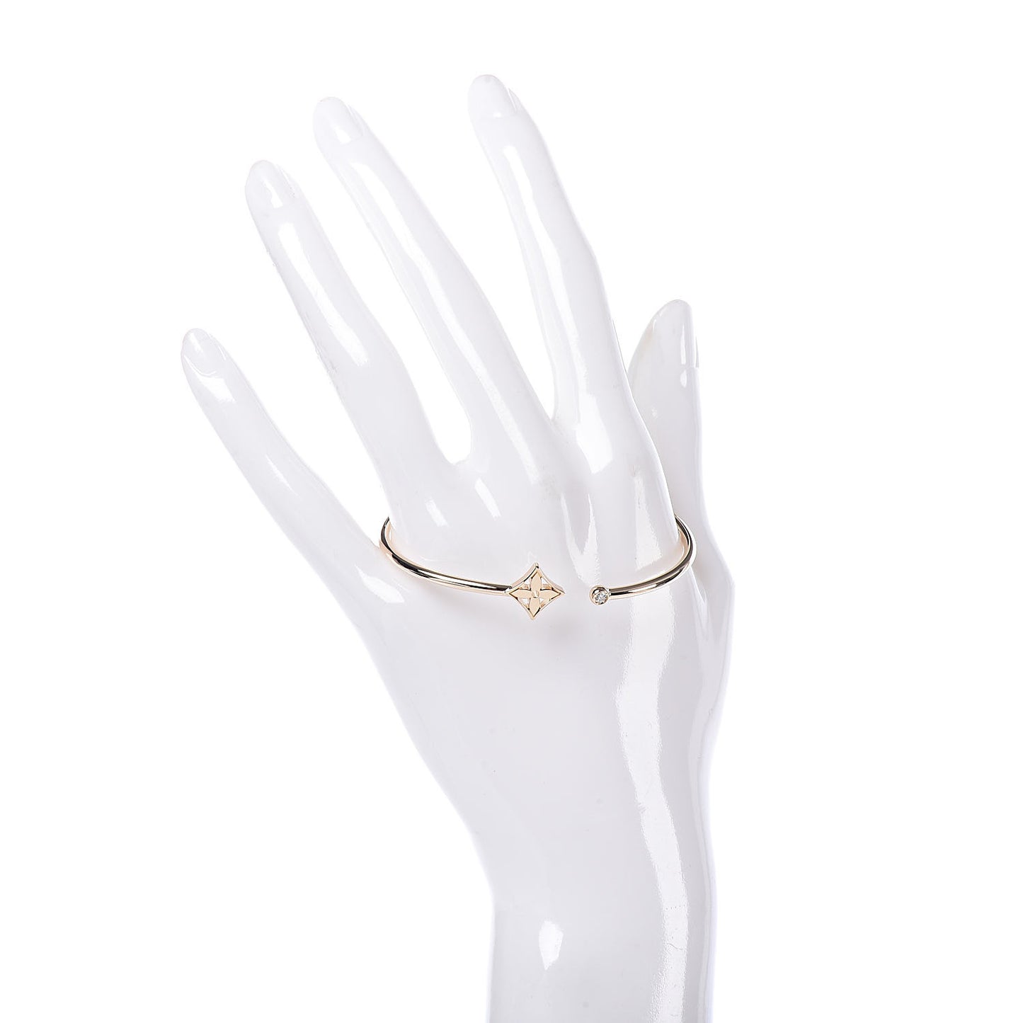 18K Yellow Gold Diamond Idylle Blossom Twist Bracelet