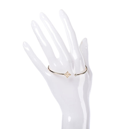 Louis Vuitton 18K Yellow Gold Diamond Idylle Blossom Twist Bracelet 2 of 5
