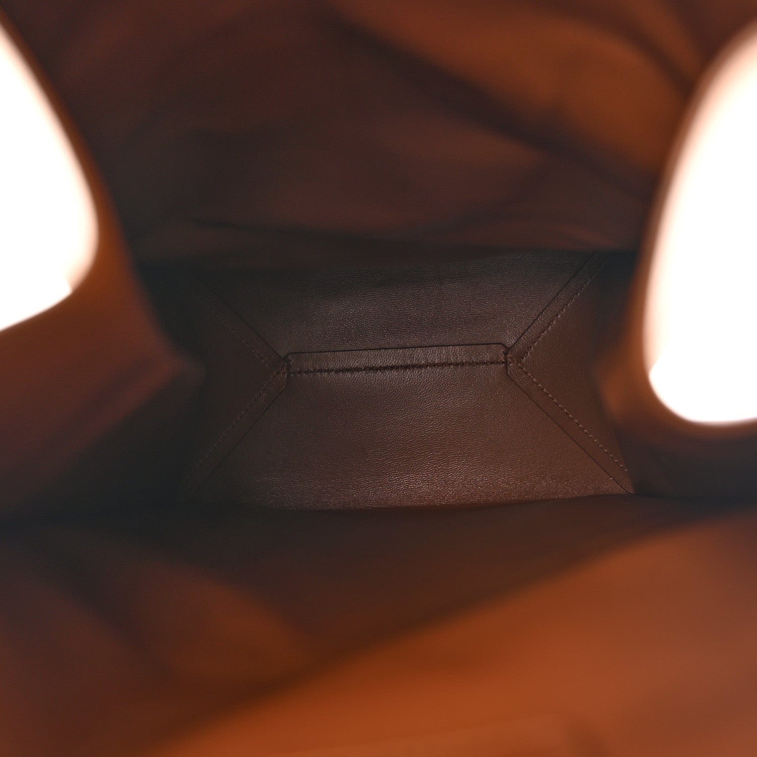 Saint Laurent Calfskin Monogram Deli Paper Bag Vintage Beige 5 of 10