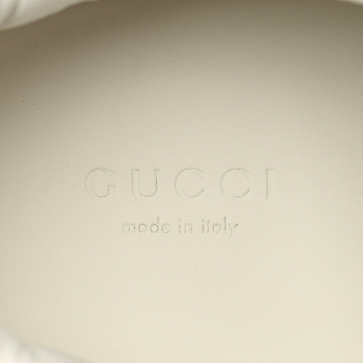 Gucci Calfskin Crystal Web Bee Embroidered Womens Ace Platform Sneakers 38 White 8 of 10