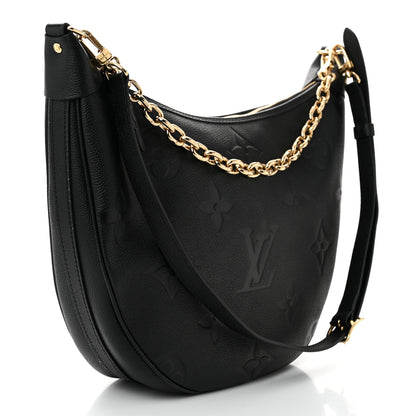 Louis Vuitton Empreinte Monogram Giant Loop Hobo Black 4 of 11