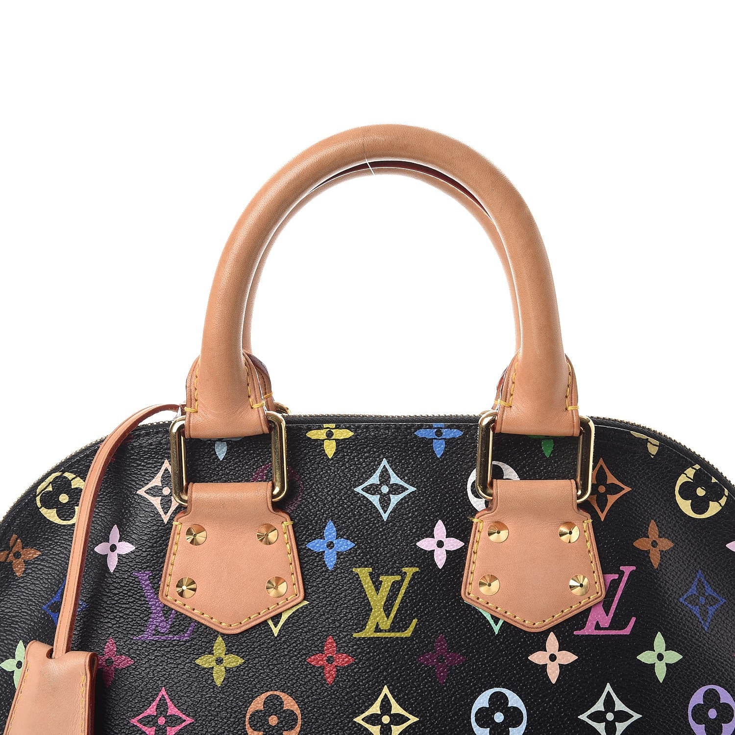Louis Vuitton Monogram Multicolor Alma PM Black 9 of 13