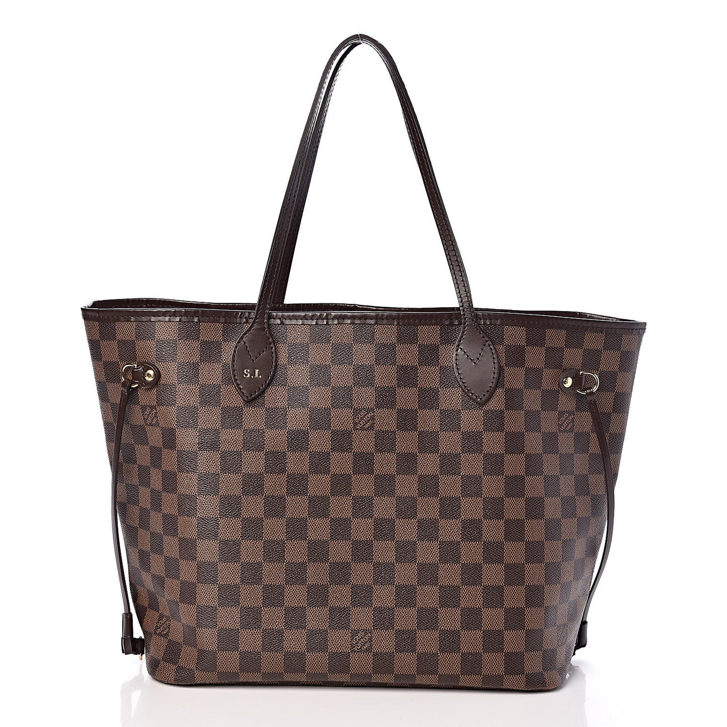 Damier Ebene Neo Neverfull MM Rose Ballerine