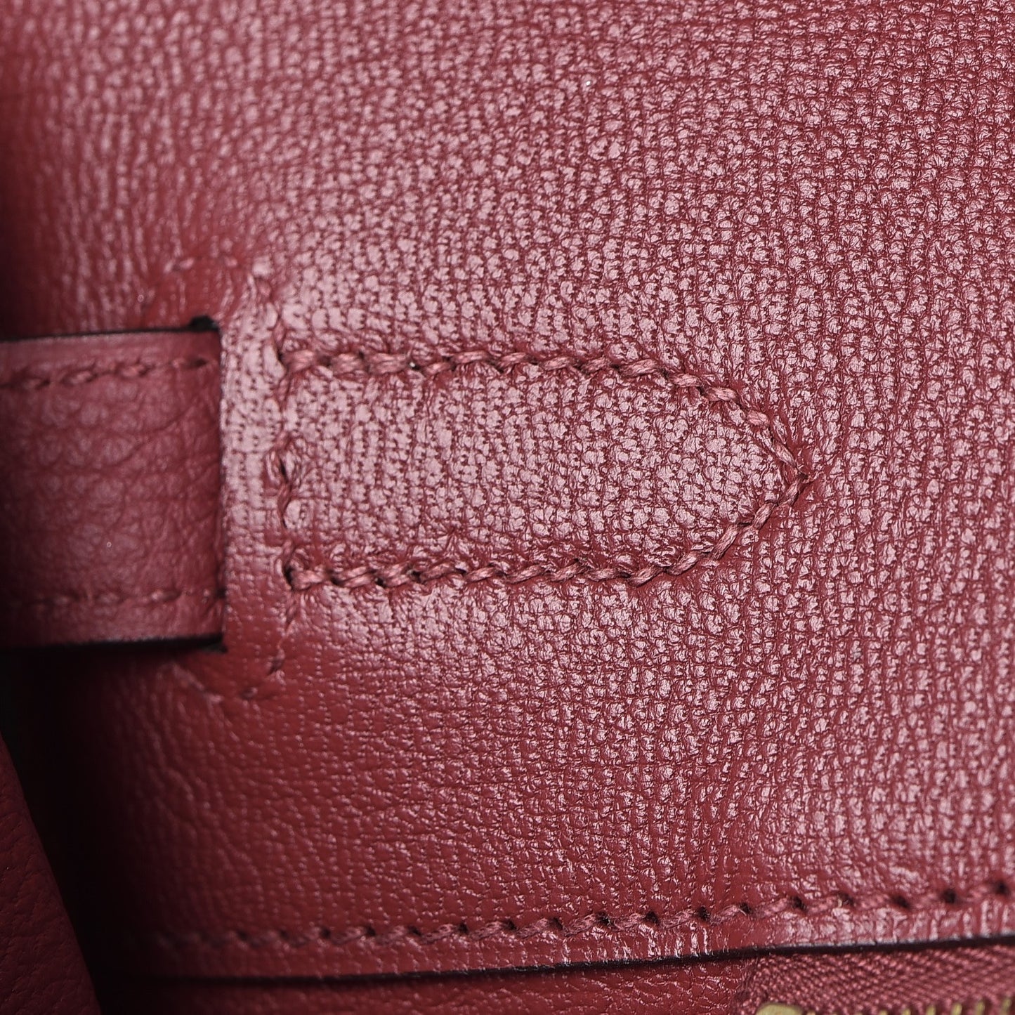 Togo Birkin 35 Rouge Grenat