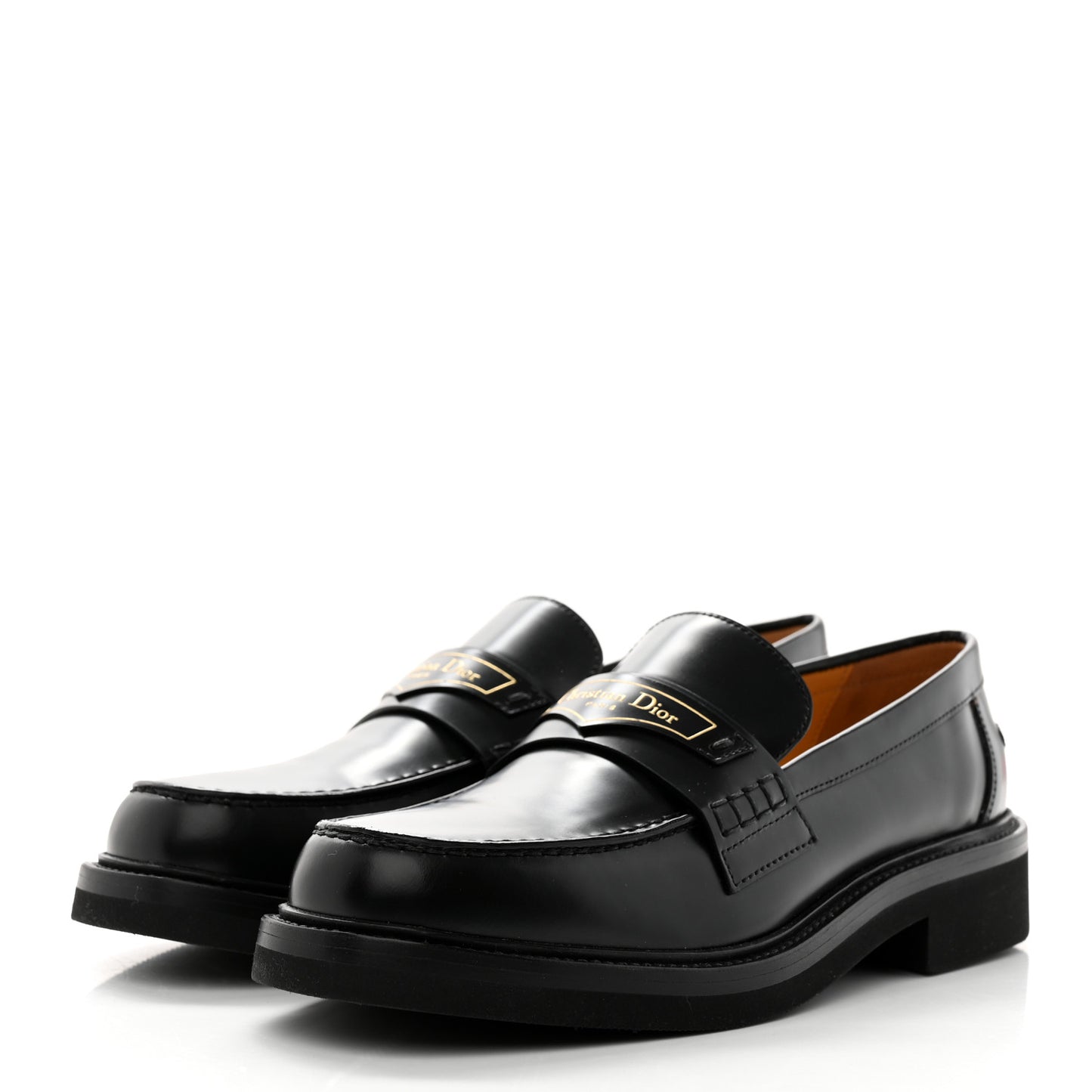 Brushed Calfskin Boy Loafers 39 Black