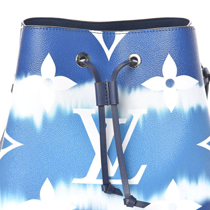 Louis Vuitton Monogram Escale Neonoe MM Blue 8 of 10