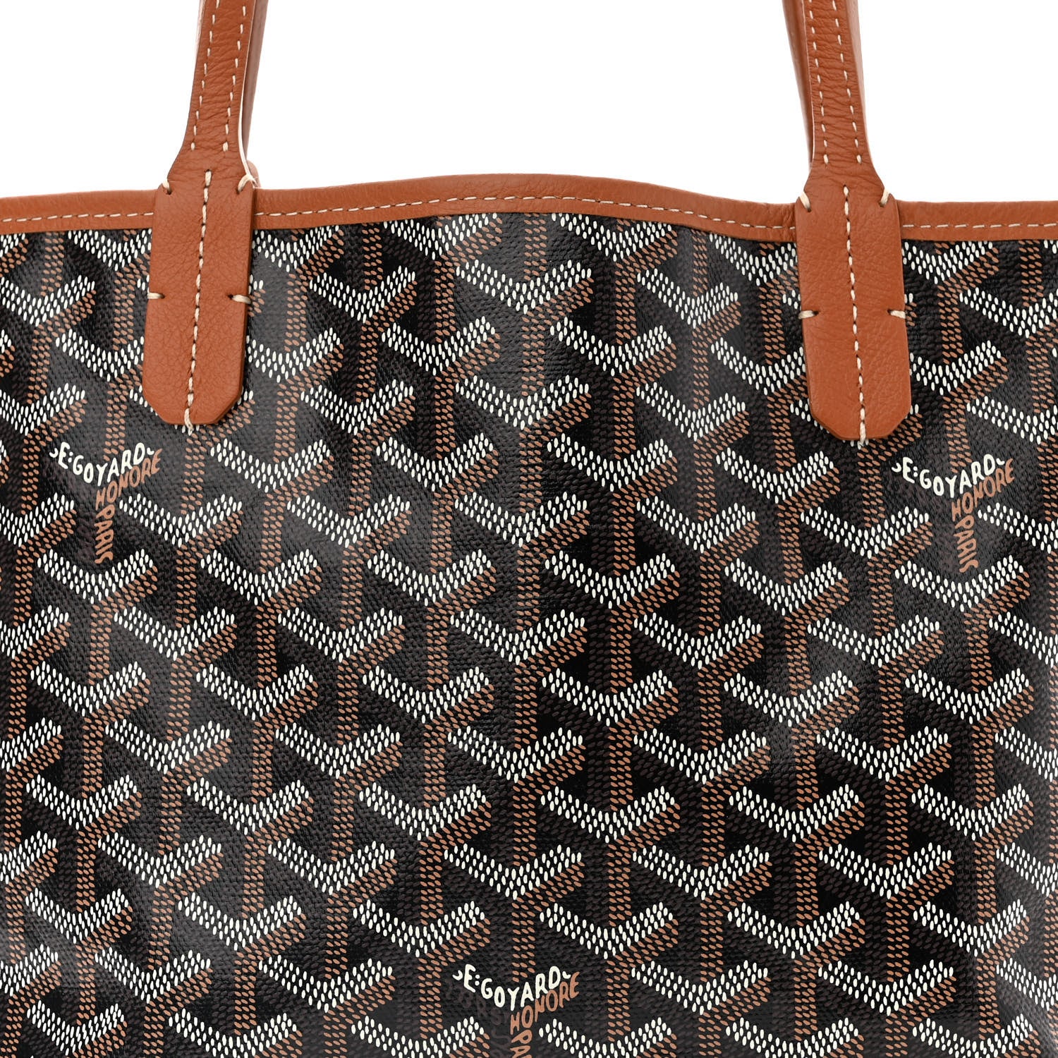 Goyard Goyardine Reversible Mini Anjou Black Gold 9 of 11