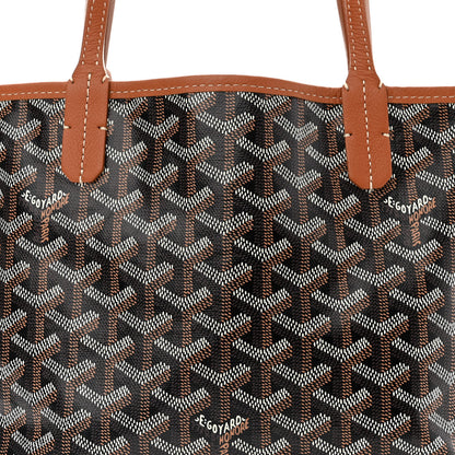 Goyard Goyardine Reversible Mini Anjou Black Gold 9 of 11