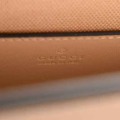 Gucci Denim Calfskin GG Monogram Small Ophidia Chain Shoulder Bag Light Beige 6 of 12