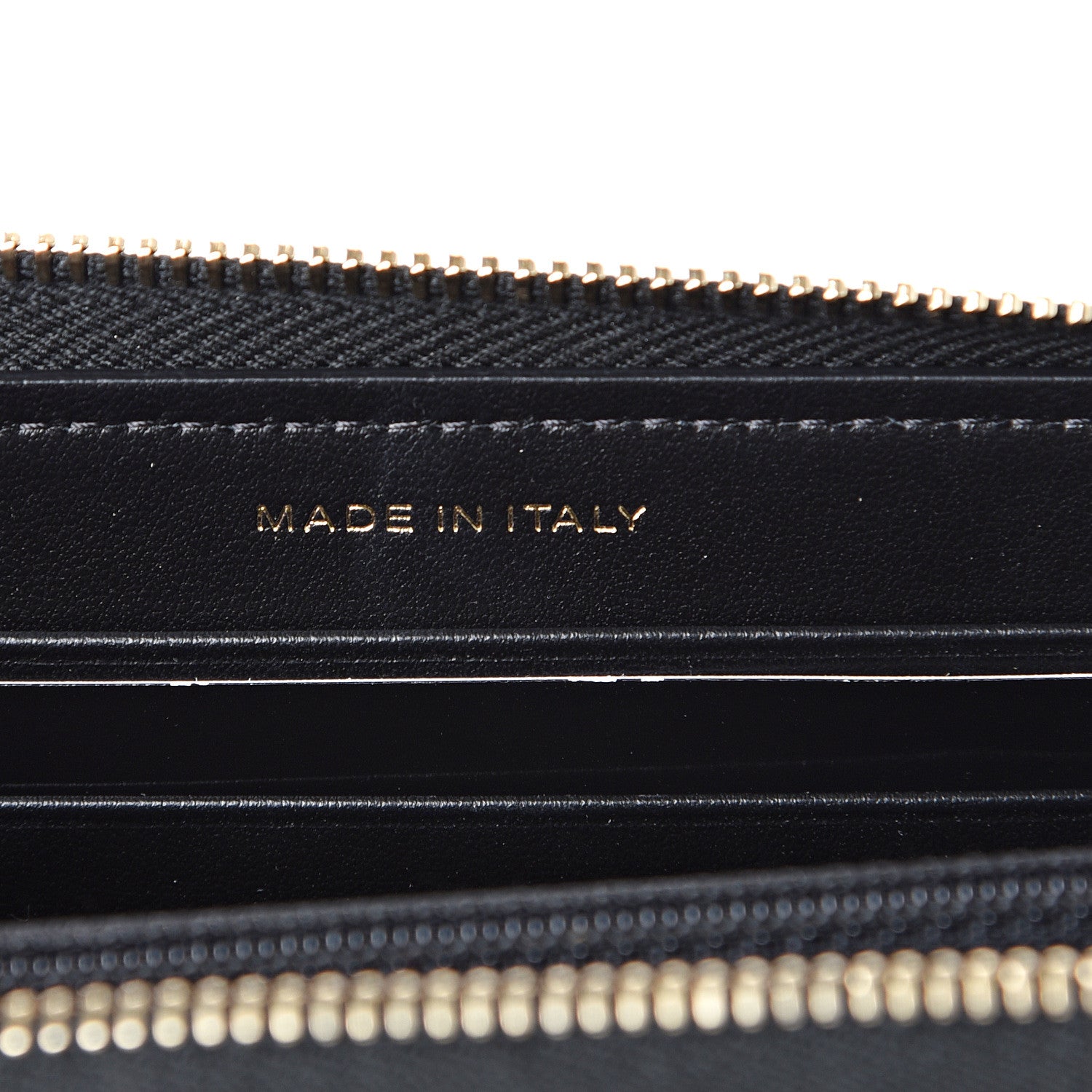 Chanel Caviar Camellia Embossed Medium Zip Around Wallet Black 6 of 8
