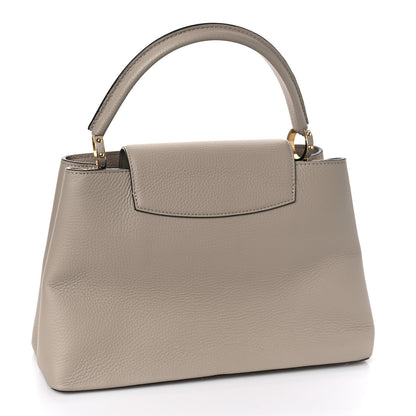 Louis Vuitton Taurillon Capucines MM Galet 3 of 8