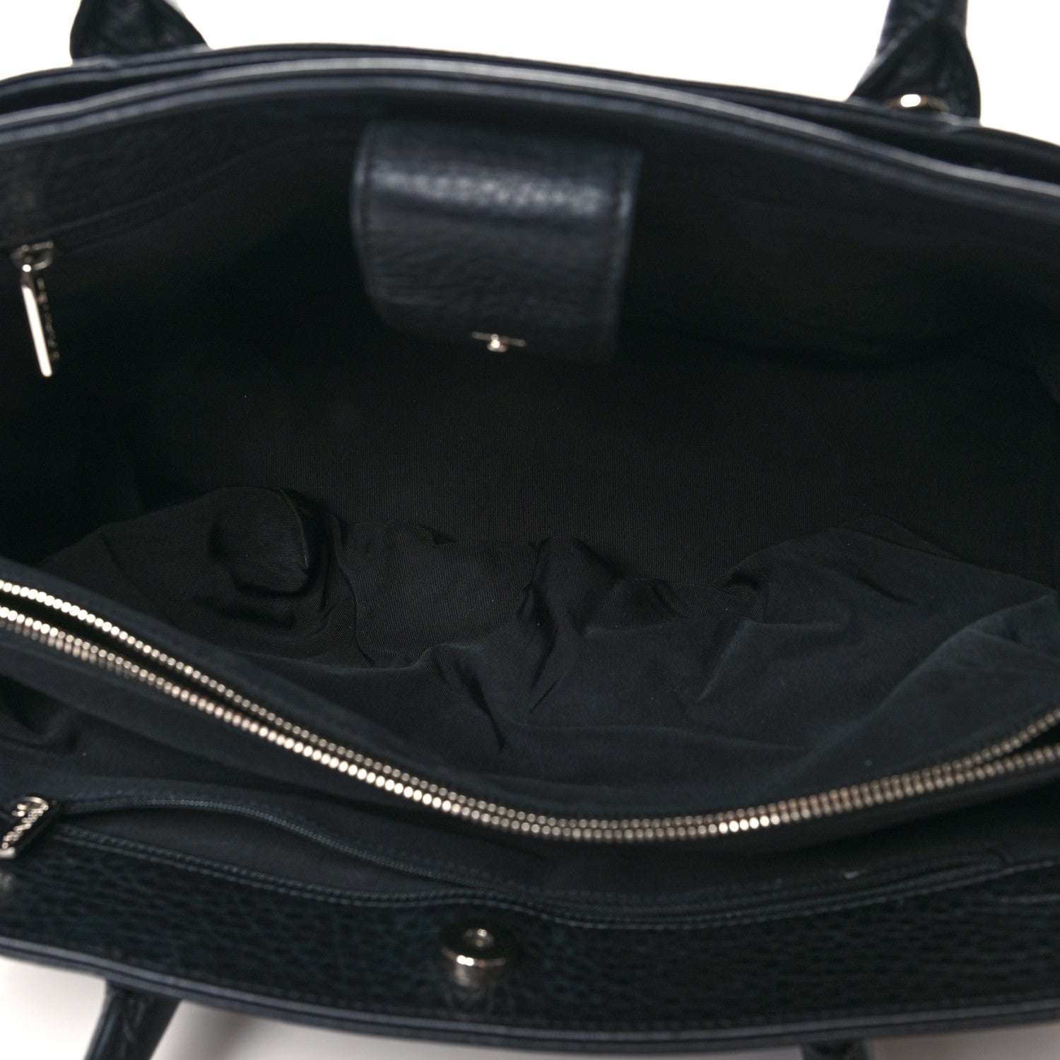 Chanel Calfskin Cerf Executive Shopper Tote Black 5 of 14