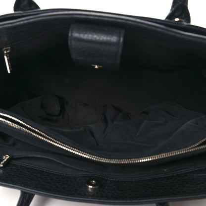 Chanel Calfskin Cerf Executive Shopper Tote Black 5 of 14