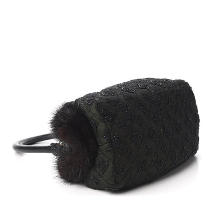 Louis Vuitton Mousseline Mink Lizard Beaded Demi Lune MM Vert 3 of 9