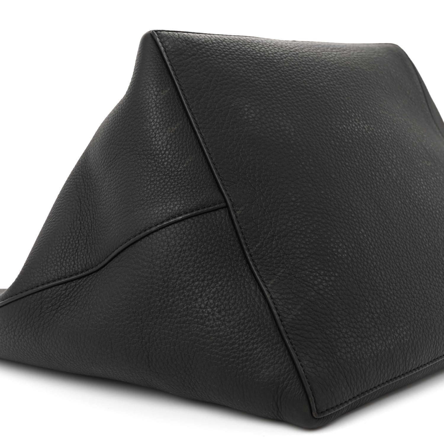The Row Grained Calfskin Park Tote Three Black 10 of 13