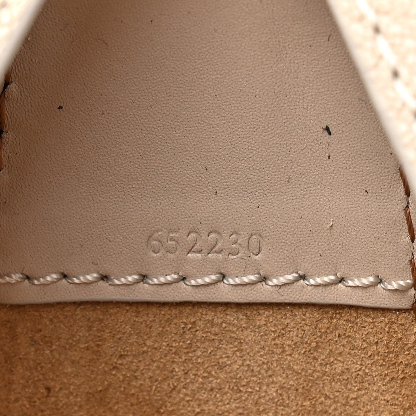 Satin Calfskin Jacquard Small Luna Bag Oat